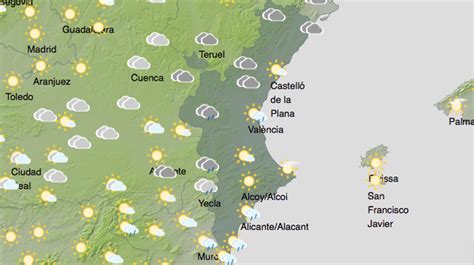 Pronóstico 10 días Jijona, Comunidad Valenciana